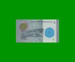 BILLETE DE NICARAGUA 5 CORDOBAS, POLYMERO PICK NEW, ESTADO SIN CIRCULAR.- - Imagen 2