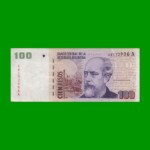 PESOS CONVERTIBLES 2do DISEÑO $100,00, BOT 3704, AÑO 2000, ESTADO BUENO.-