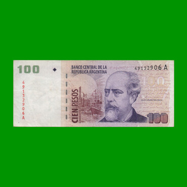 PESOS CONVERTIBLES 2do DISEÑO $100,00, BOT 3704, AÑO 2000, ESTADO BUENO.-