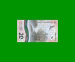 BILLETE DE MEXICO $20,00, POLYMERO, PICK NEW, AÑO 2021, BICENTENARIO DE LA INDEPENDENCIA NACIONAL,ESTADO SIN CIRCULAR.- - Imagen 2