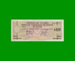 BONO DE TUCUMAN 0,10 CTVOS DE AUSTRALES, EC 090, AÑO 1985, ESTADO EXCELENTE+.-