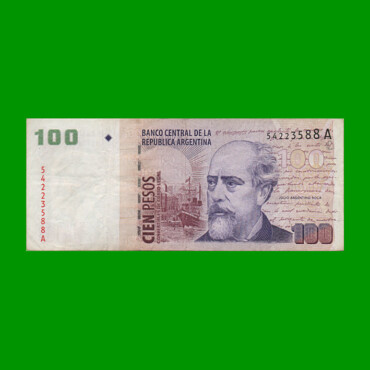 PESOS CONVERTIBLES 2do DISEÑO $100,00, BOT 3704, AÑO 2000, ESTADO BUENO+.-