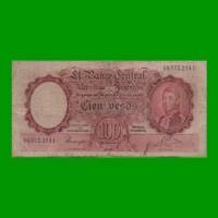MONEDA NACIONAL $100,00, BOT 2033, AÑO 1946, ESTADO BUENO-  .-
