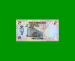 BILLETE DE SIERRA LEONA 2 LEONES, PICK 35, AÑO 2022, ESTADO SIN CIRCULAR.- - Imagen 2