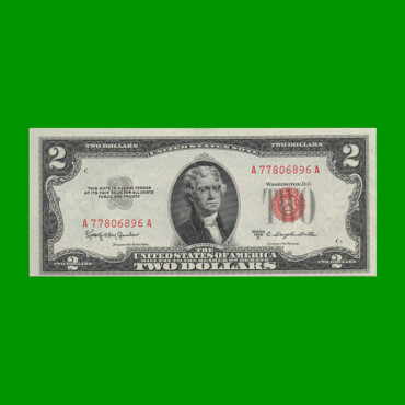 BILLETE DE EEUU 20,00 DOLARES, SELLO ROJO, PICK 380c, ESTADO MUY BUENO.-