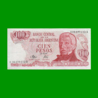 REPOSICION BILLETE PESOS LEY 18.188 $ 100,00, BOT 2391, ESTADO MUY BUENO+.-