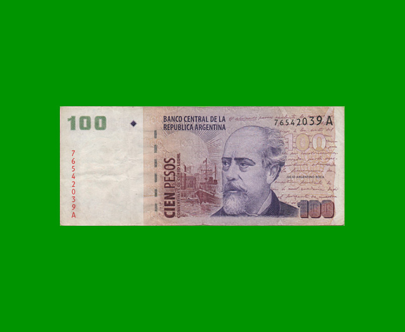 PESOS CONVERTIBLES 2do DISEÑO $100,00, BOT 3705, AÑO 2001, ESTADO BUENO.-