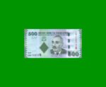 BILLETE DE TANZANIA 500 SHILLINGS, PICK 40, AÑO 2010 ESTADO SIN CIRCULAR.-