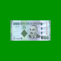 BILLETE DE TANZANIA 500 SHILLINGS, PICK 40, AÑO 2010 ESTADO SIN CIRCULAR.-