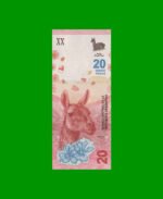 REPOSICION BILLETE TERCER DISEÑO $ 20,00, BOT NEW, ESTADO MUY BUENO- .-
