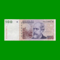 PESOS CONVERTIBLES 2do DISEÑO $100,00, BOT 3705, AÑO 2001, ESTADO MUY BUENO+.-