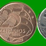 BRASIL SET DE CINCO MONEDAS 5,10,25 y 50 Ctvos y 1 Real BIMETALICA, AÑO 2015/ 2021, ESTADO NUEVAS.-