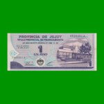 BONO DE JUJUY $ 1,00, EC 355, AÑO 1995, ESTADO SIN CIRCULAR.-