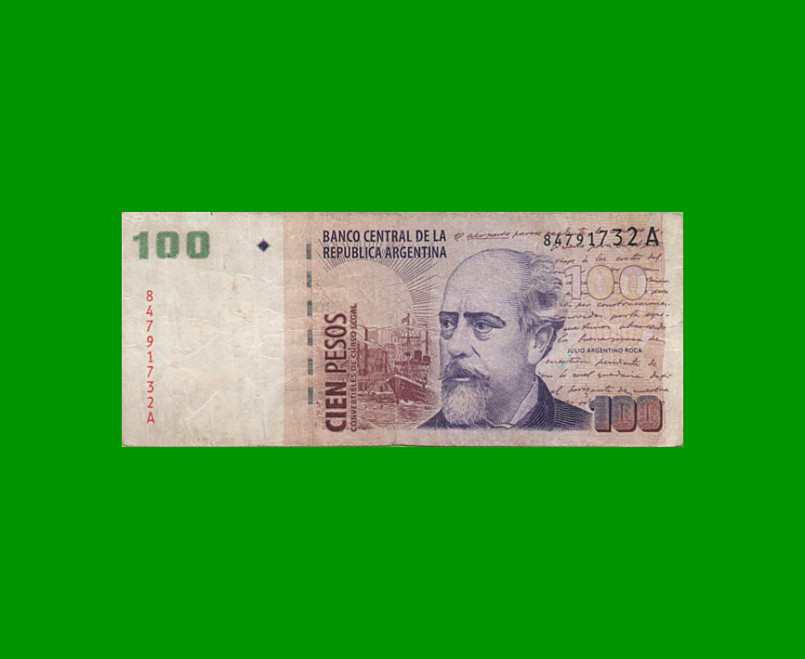 PESOS CONVERTIBLES 2do DISEÑO $100,00, BOT 3707, AÑO 2001, ESTADO BUENO.-