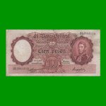 MONEDA NACIONAL $100,00, BOT 2036, AÑO 1948, ESTADO MUY BUENO- .-