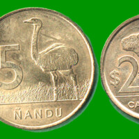 URUGUAY SET DE CUATRO MONEDAS 1, 2, 5 Y 10 PESOS, AÑO 2015/19, ESTADO NUEVAS.-