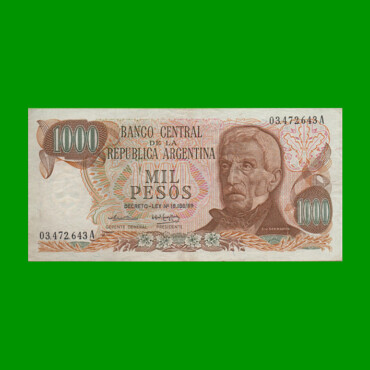 PESOS LEY 18.188 $500,00, BOT 2435, AÑO 1973, ESTADO MUY BUENO- .-