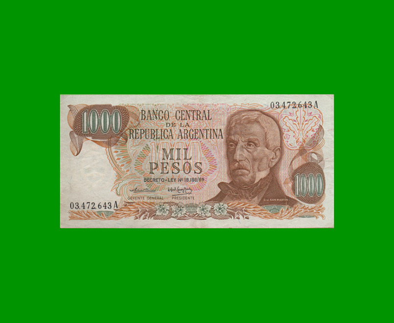 PESOS LEY 18.188 $500,00, BOT 2435, AÑO 1973, ESTADO MUY BUENO- .-