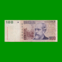 PESOS CONVERTIBLES 2do DISEÑO $100,00, BOT 3708, AÑO 2001, ESTADO BUENO.-