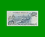 PESOS LEY 18.188 $5.000,00, BOT 2465a, AÑO 1978, ESTADO SIN CIRCULAR.- - Imagen 2