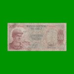 BILLETE DE CHILE 500 ESCUDOS, PICK 145, AÑO 1921, ESTADO BUENO.-