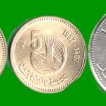 MARRUECOS SET DE CINCO MONEDAS 1/2,1,5,10 Y 20 CENTIMOS, AÑO 1987, ESTADO NUEVAS.-