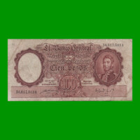 MONEDA NACIONAL $100,00, BOT 2040, AÑO 1951, ESTADO MUY BUENO- .-