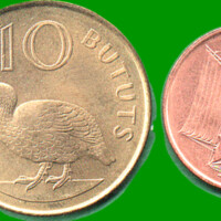 GAMBIA SET DE CUATRO MONEDAS 1,5,10 Y 25 BUTUTS , AÑO 1998, ESTADO NUEVAS.-