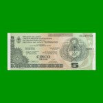 BONO CHACO $5,00, EC 247, SERIE 3, ESTADO EXCELENTE.-