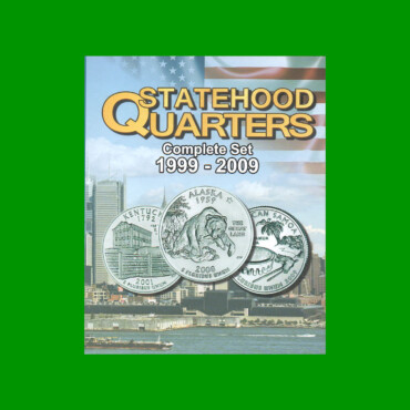 ÁLBUM VACIO PARA MONEDAS DE EEUU, STATEHOOD QUARTERS 1999/2009, NUEVO.-