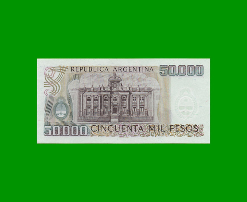 PESOS LEY 18.188 $50.000,00, BOT 2497a, AÑO 1979, ESTADO SIN CIRCULAR .- - Imagen 2