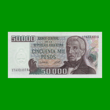 PESOS LEY 18.188 $50.000,00, BOT 2497a, AÑO 1979, ESTADO SIN CIRCULAR .-