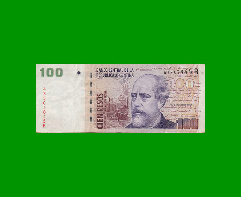 PESOS CONVERTIBLES 2do DISEÑO $100,00, BOT 3711, AÑO 2002, ESTADO BUENO+ .-