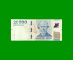 HEROÍNAS Y HÉROES DE LA PATRIA, $20.000 NUEVO DISEÑO, BOT NEW AÑO 2024, SERIE B, SIN CIRCULAR.-