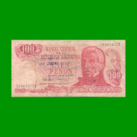 PESOS LEY 18.188 $100,00, BOT 2390, AÑO 1973, ESTADO BUENO.-