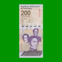 BILLETE DE VENEZUELA 200 BOLIVARES, PICK 120, AÑO 2023, ESTADO SIN CIRCULAR.-
