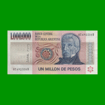 PESOS LEY 18.188 $1.000.000,00, BOT 2519, AÑO 1983, ESTADO EXCELENTE .-