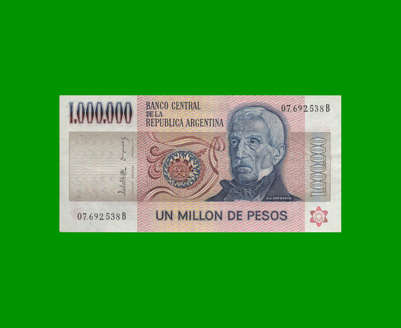 PESOS LEY 18.188 $1.000.000,00, BOT 2519, AÑO 1983, ESTADO EXCELENTE .-