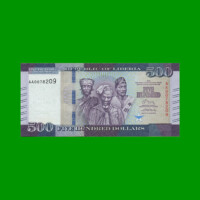 BILLETE DE LIBERIA 500 DOLARES, PICK 36, AÑO 2016, ESTADO SIN CIRCULAR.-