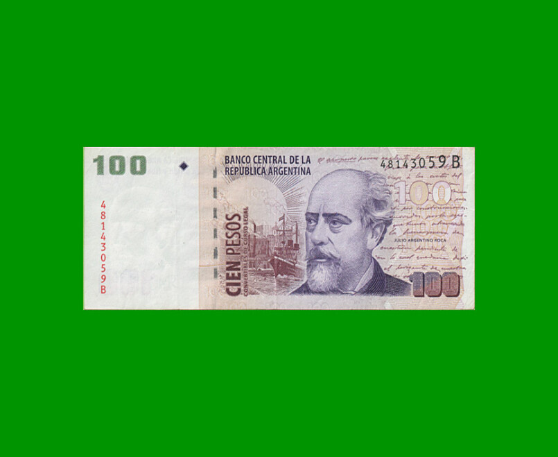 PESOS CONVERTIBLES 2do DISEÑO $100,00, BOT 3711, AÑO 2002, ESTADO MUY BUENO+ .-