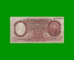 MONEDA NACIONAL $100,00, BOT 2040, AÑO 1951, ESTADO MUY BUENO .-