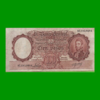 MONEDA NACIONAL $100,00, BOT 2040, AÑO 1951, ESTADO MUY BUENO .-