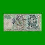 BILLETE DE HUNGRIA 200 FORINT, PICK 187c AÑO 2003 ESTADO BUENO+.-