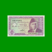 BILLETE DE PAKISTAN 5 RUPIAS, PICK 44, ESTADO SIN CIRCULAR.-