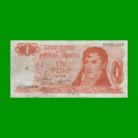 PESOS LEY 18.188 $1,00, BOT 2302, AÑO 1970, ESTADO MUY BUENO- .-