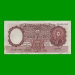 MONEDA NACIONAL $100,00, BOT 2043, AÑO 1953, ESTADO MUY BUENO+ .-