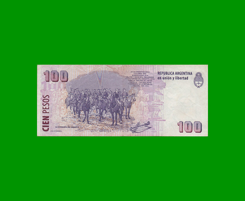 PESOS CONVERTIBLES 2do DISEÑO $100,00, BOT 3713, AÑO 2003, ESTADO MUY BUENO- .- - Imagen 2