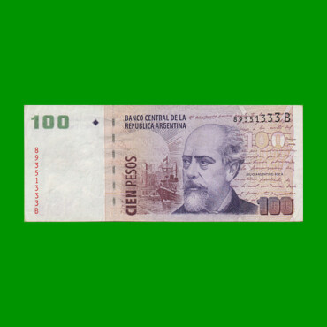 PESOS CONVERTIBLES 2do DISEÑO $100,00, BOT 3713, AÑO 2003, ESTADO MUY BUENO- .-