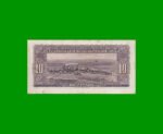 BILLETE DE URUGUAY $10,00, PICK 37d, SERIE D, ESTADO MUY BUENO-. - - Imagen 2