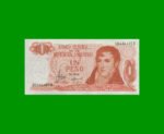 PESOS LEY 18.188 $1,00, BOT 2302, AÑO 1970, ESTADO EXCELENTE .-